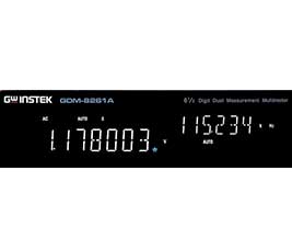 GW Instek GDM-8261A Dual Dispaly